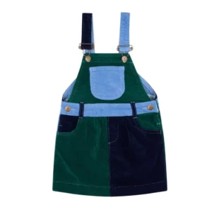 Girls' Blackthorn Patchwork Corduroy Overall Dress
