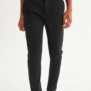 Black Skinny Fit Stretch Chino Trousers