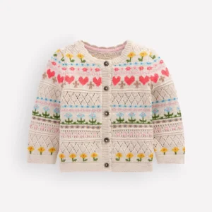Cotton Fair Isle Cardigan