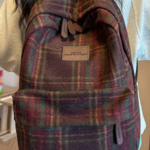 Plaid Backpack