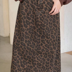 Leopard Teen Skirt