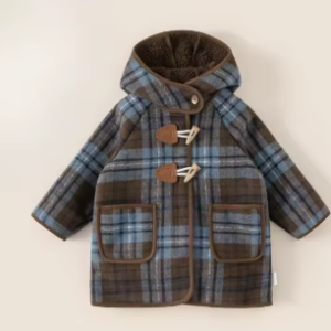 Plaid Duffle Jacket