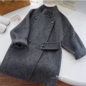 Coat with Thick Stand up Collar