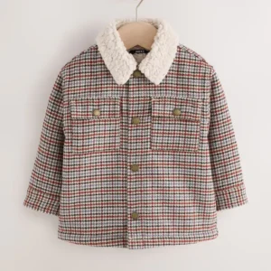 Heritage Check Borg Lined Shacket