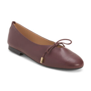 Made In Italy Leather Ballerina Flats