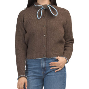 Tie Neck Cardigan