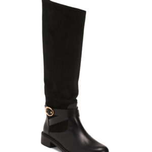 STUART WEITZMAN Made In Spain Suede Benni Riding Boots